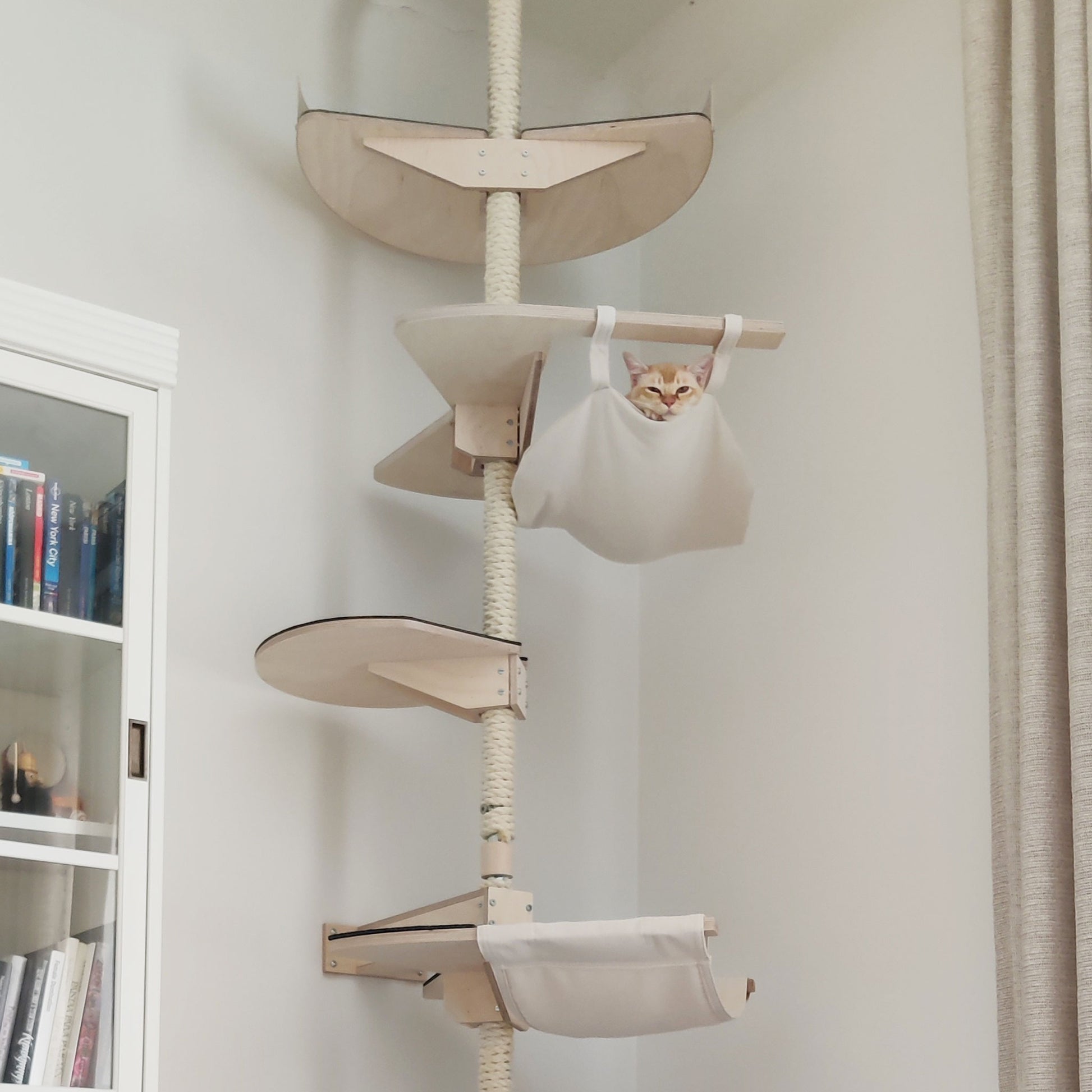 kissapuun keinu riippumatto cat tree swing hammock
