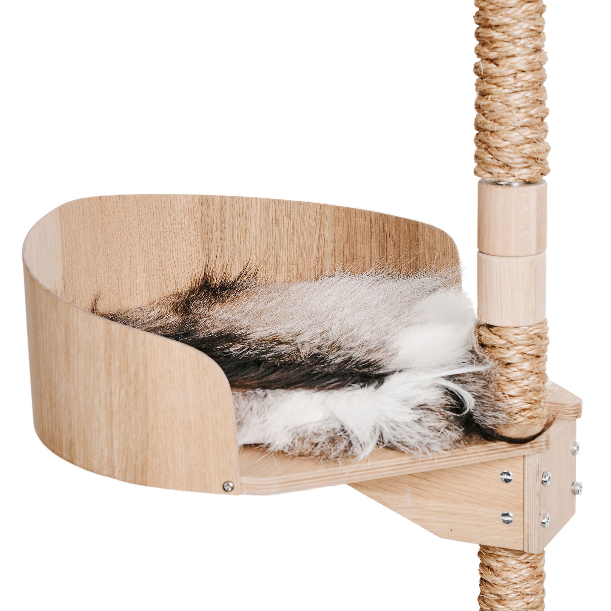 fluffy cat bed pehmeä kissan peti