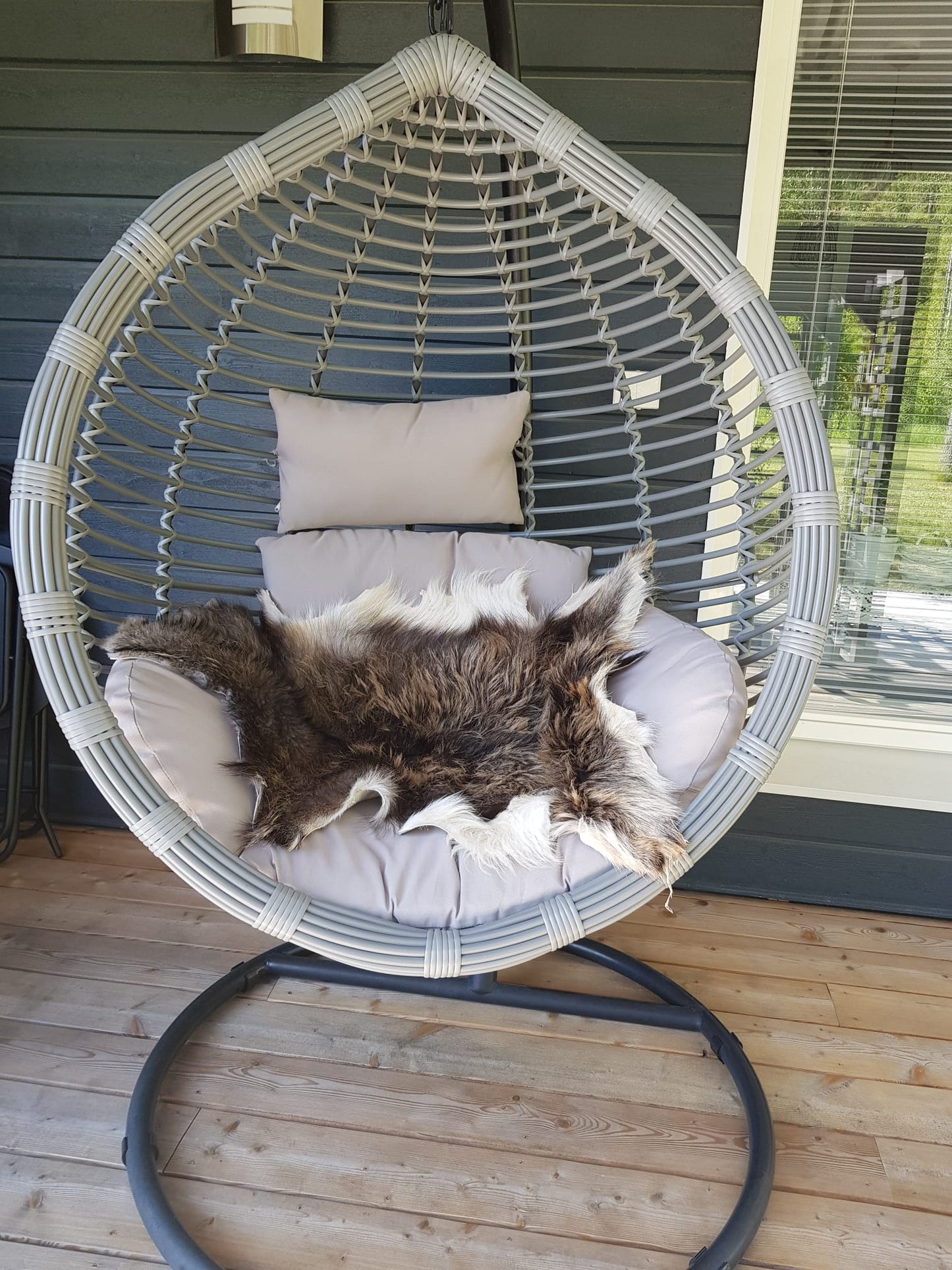 Hair-on goat skin for your Kissapuu tree